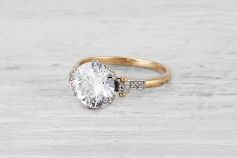 Custom Art Deco Engagement Ring Recreation