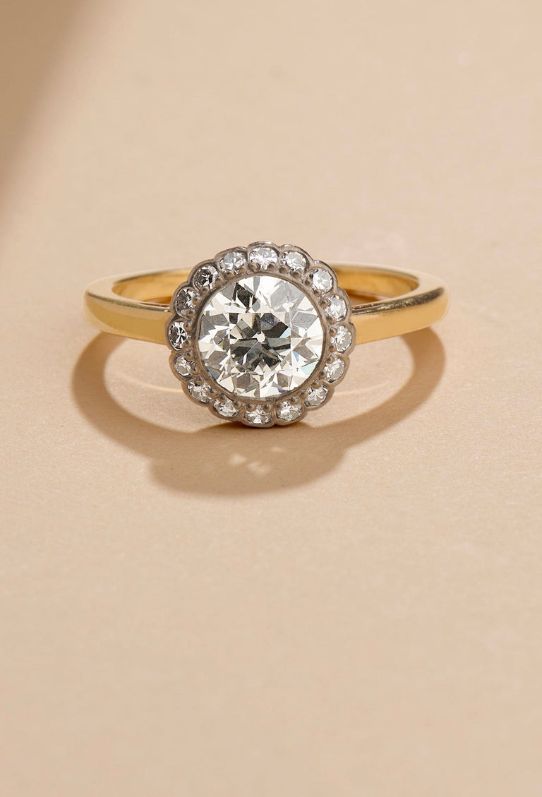 Edwardian era engagement ring