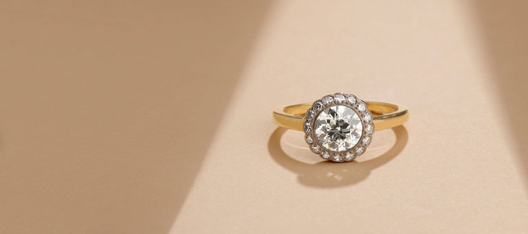 Edwardian era engagement ring