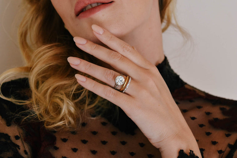 shop engagement rings in New York City