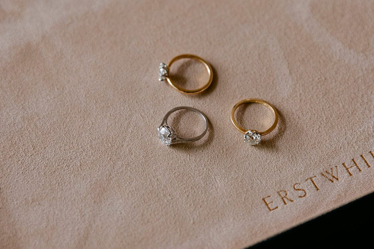 nyc showroom view solitaire engagement rings