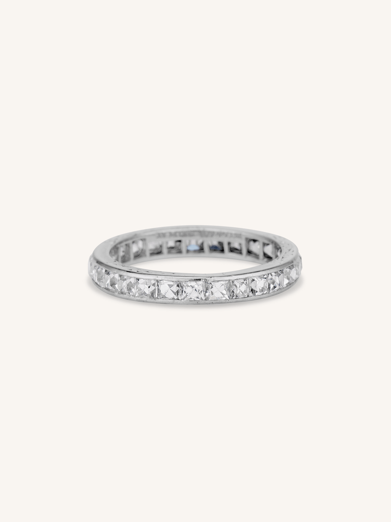 Tiffany & Co. Art Deco French Cut Eternity Wedding Band
