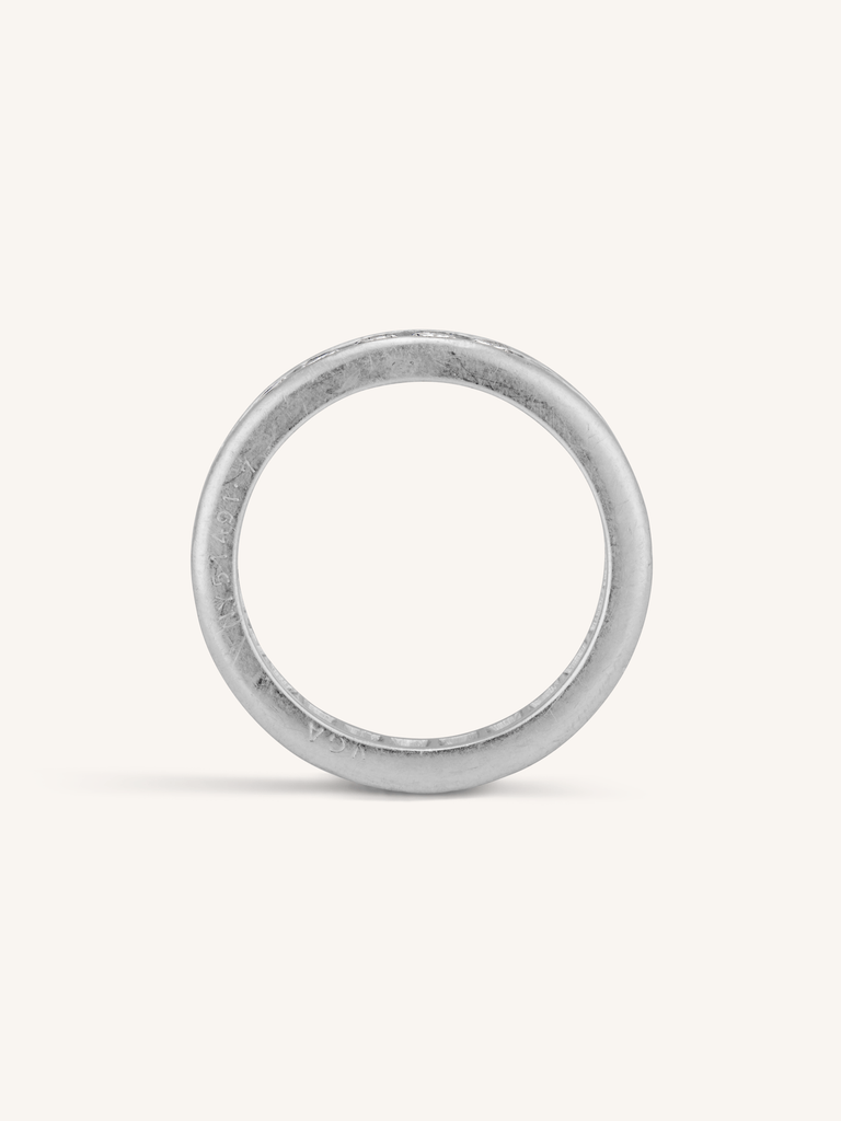 Van Cleef & Arpels Midcentury Round Diamond Eternity Wedding Band