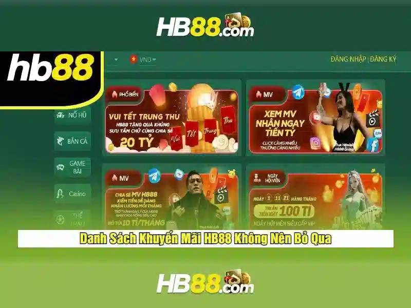 HB88: Đánh giá tổng quan về nền tảng cá cược và trò chơi trực tuyến