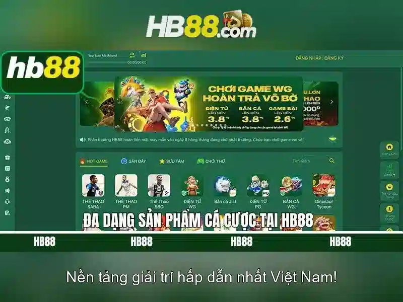Hb88: Nền tảng trò chơi và cá cược trực tuyến ở châu Á