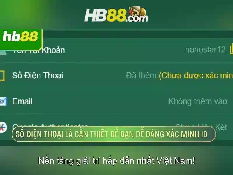 hb88: Nền tảng cá cược trực tuyến và trò chơi